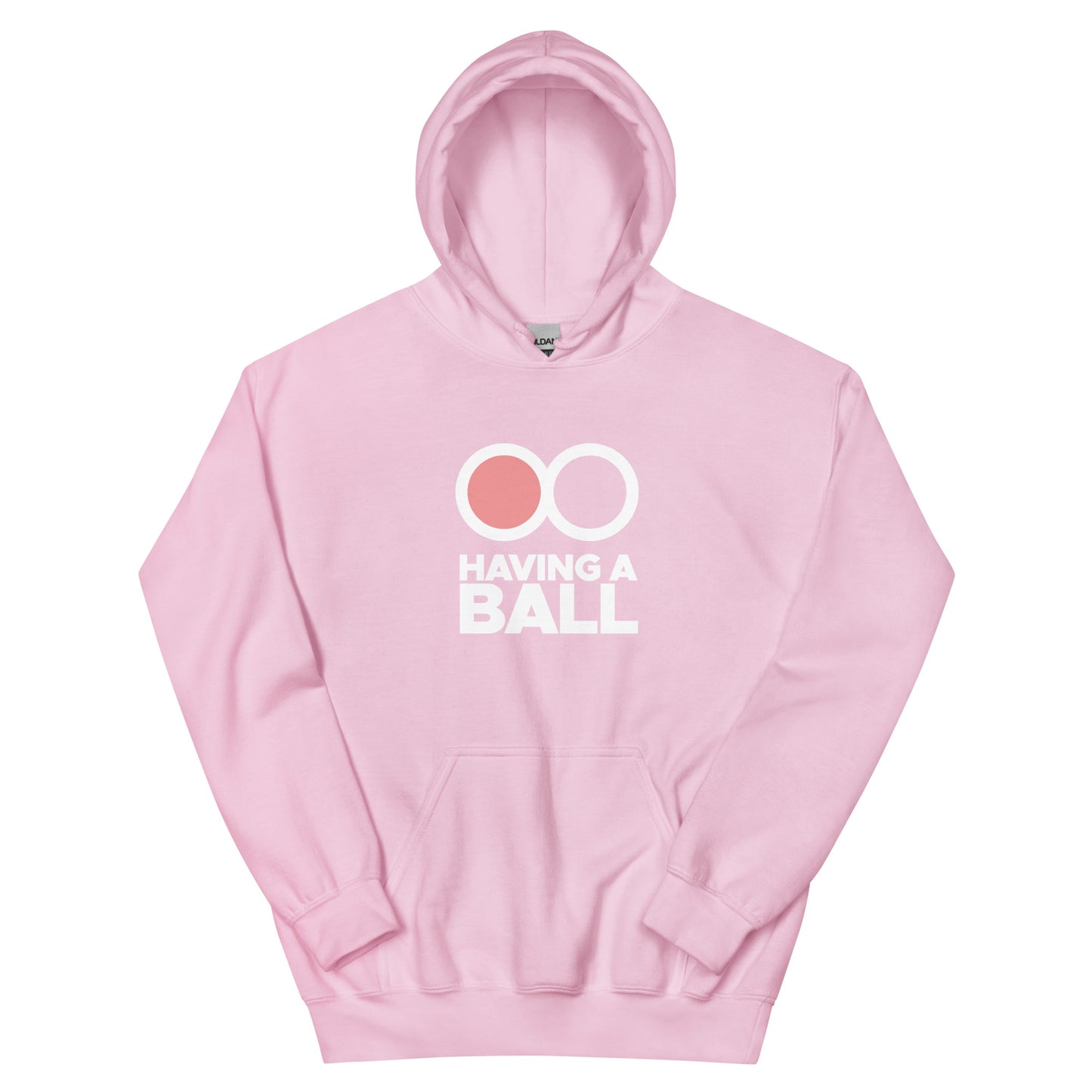 Having A Ball - Unisex Hoodie (White Logo)