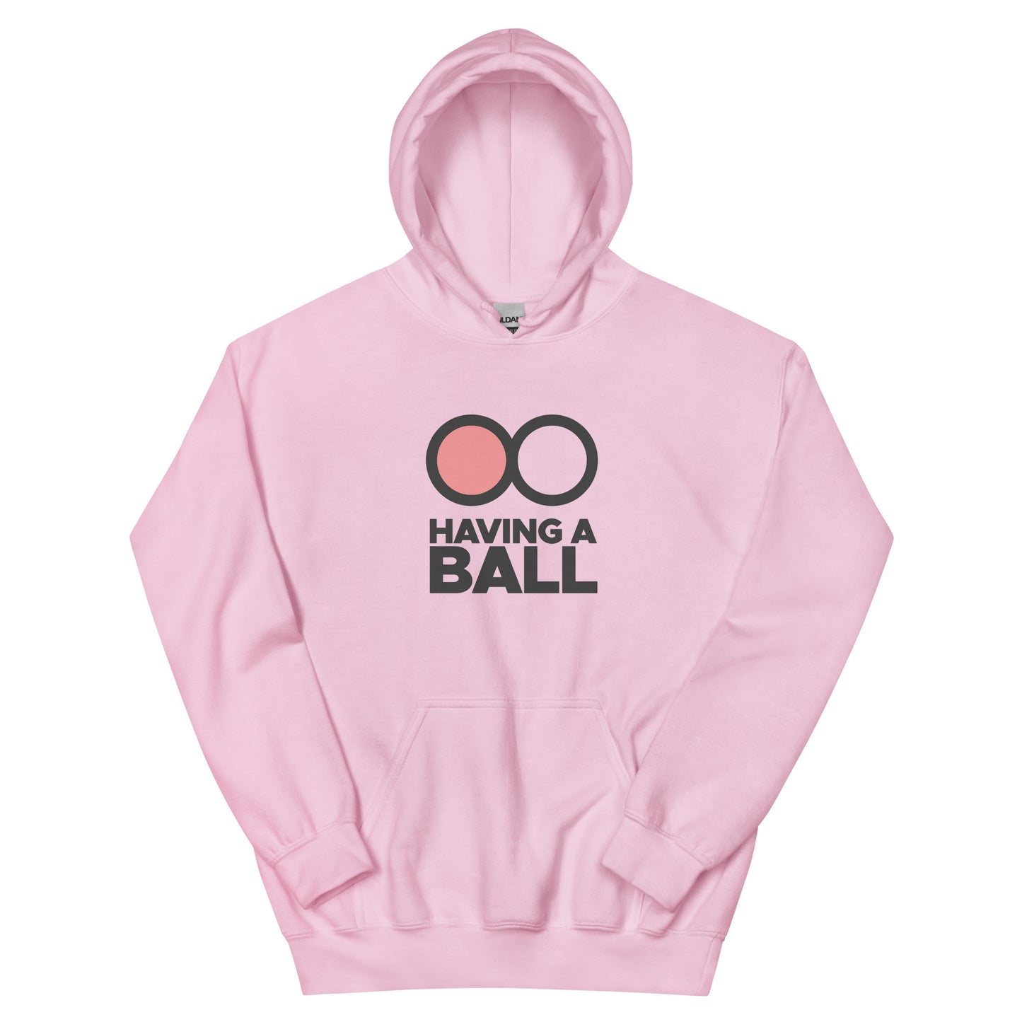Having A Ball - Unisex Hoodie (Black Logo)