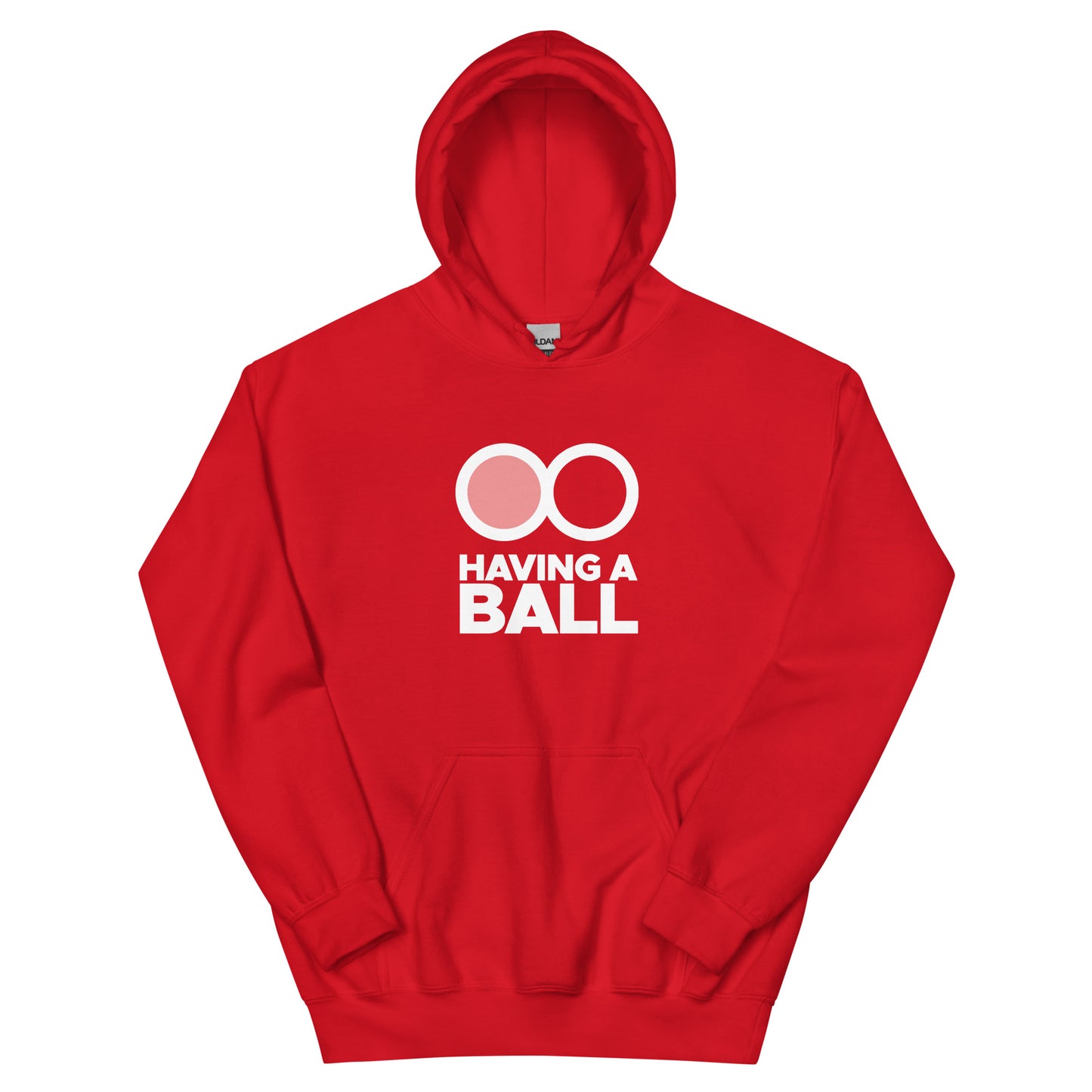Having A Ball - Unisex Hoodie (White Logo)