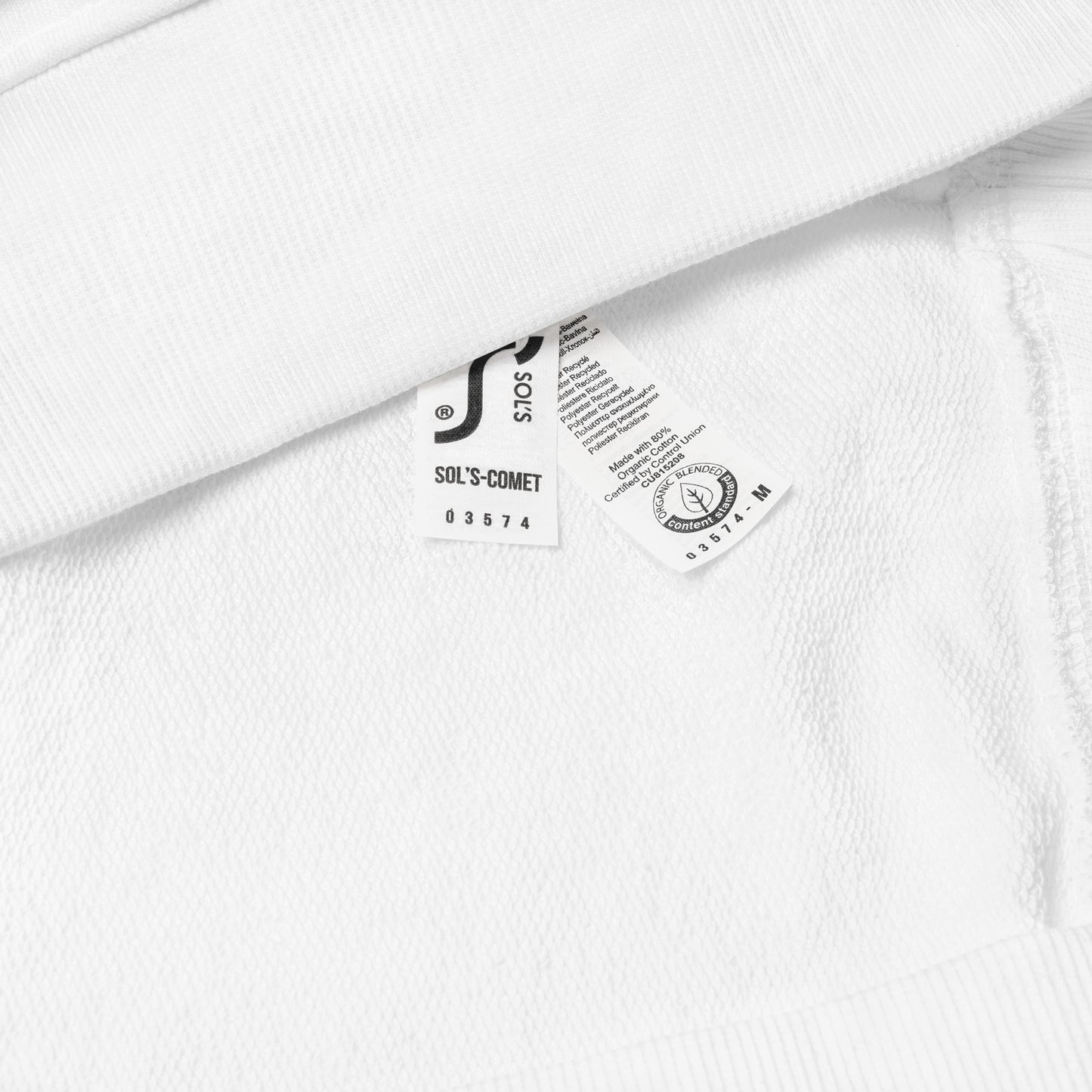Having A Ball - Unisex Organic Sweatshirt (White Logo)