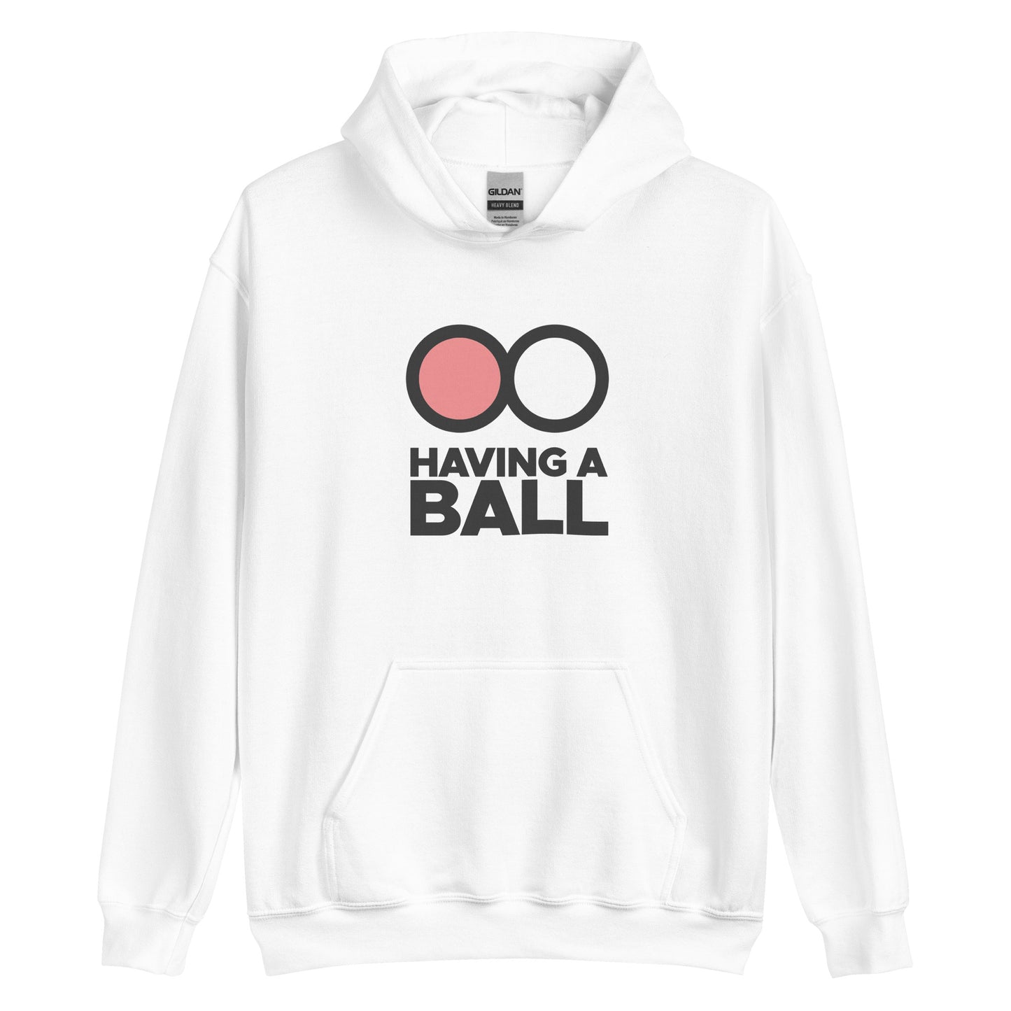 Having A Ball - Unisex Hoodie (Black Logo)