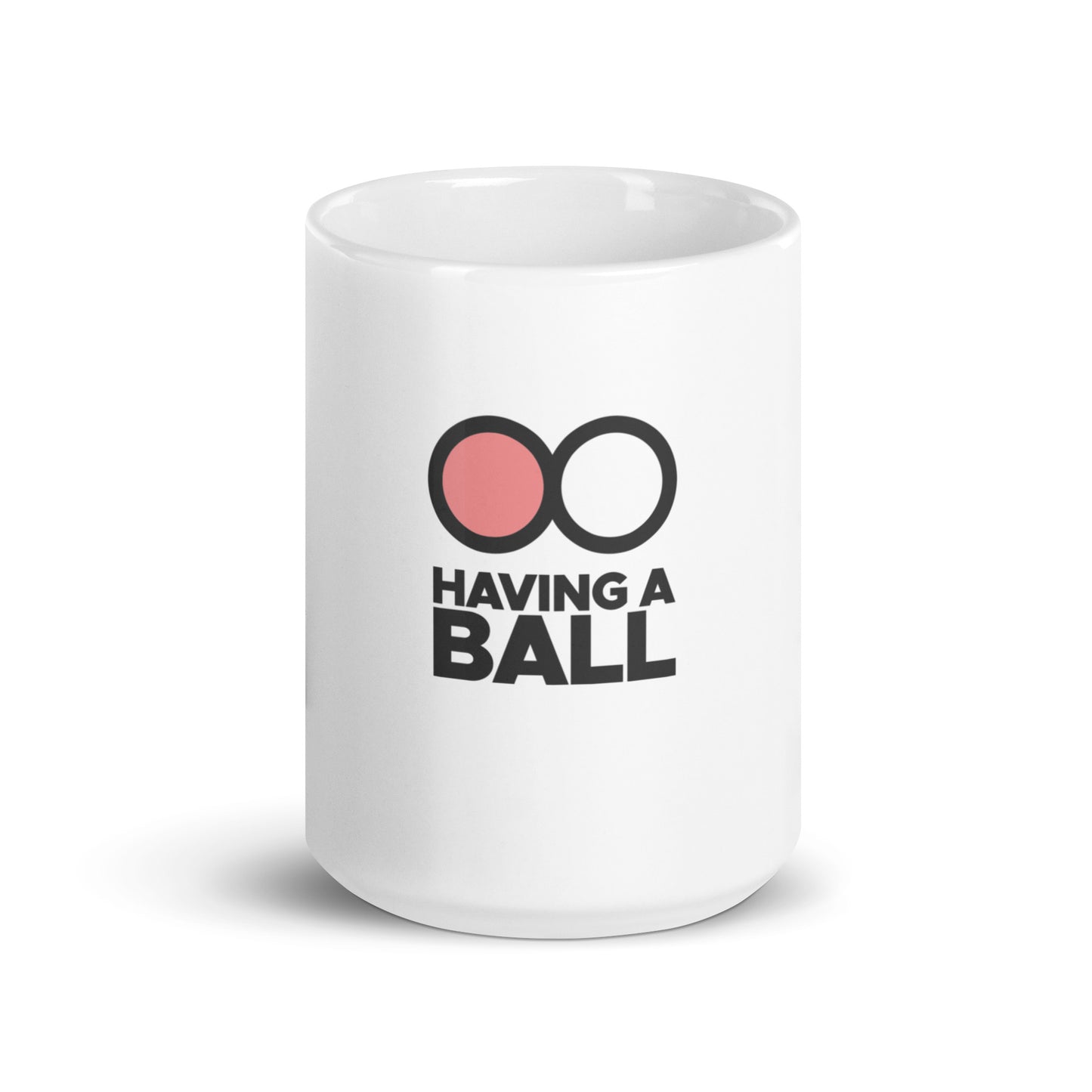Having A Ball - White Glossy Mug